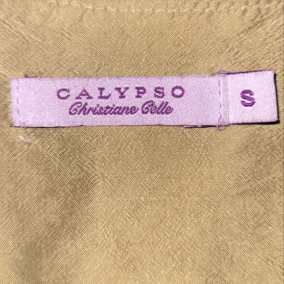 Calypso Christiane Celle Dresses & Skirts - Calypso 100 Silk Wrap Dress